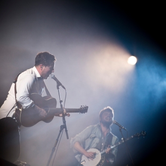 Mumford and Sons close out the Sasquatch! stage May 26th. Photo by Kim Jay.